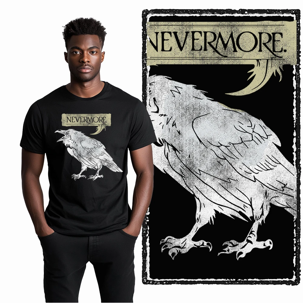 Coolmind X0062 Dark Winged Truth  graphic tee cotton exclusive men tshirt big size streetwear t shirt for men tee shirt