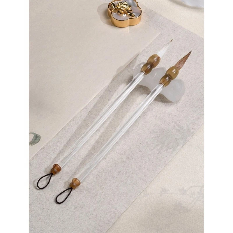 Beginner Calligraphy Brush Mixed Hair Professional Chinese Writing Painting Regular Running Clerical Seal Script Art Tool