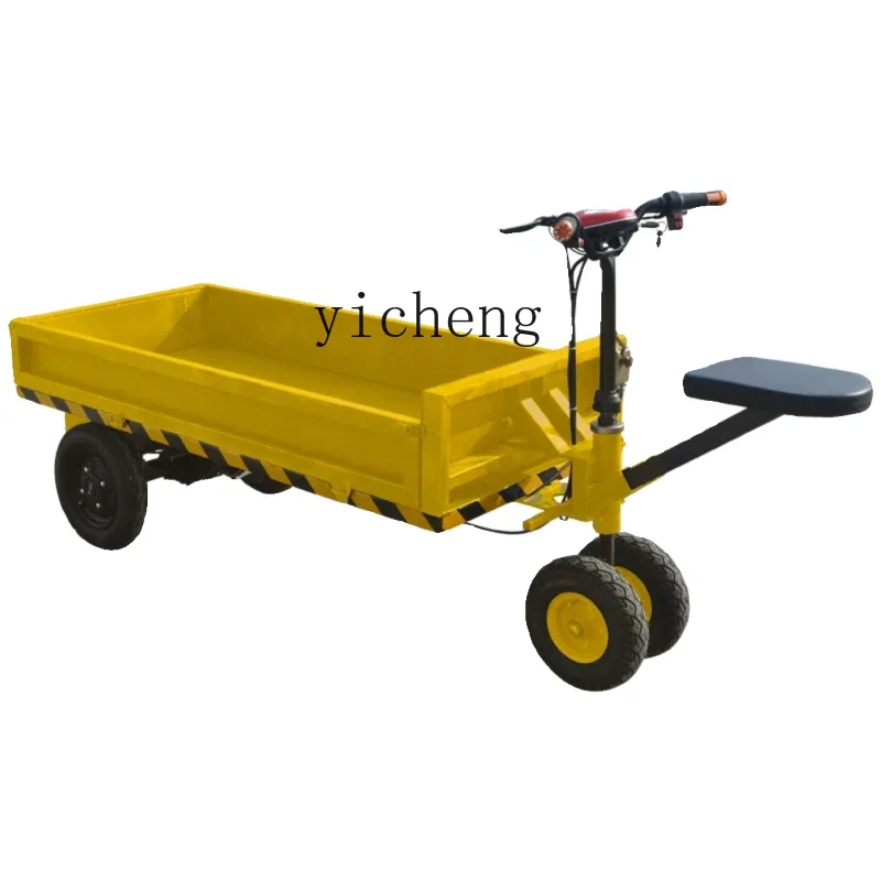 

ZC electric front and back riding flat plate workshop logistics warehouse agricultural orchard greenhouse turnover handling