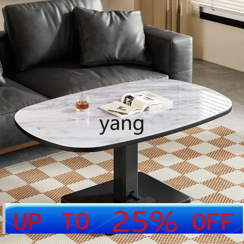 LHH liftable dining table dual-purpose two-in-one small apartment living room household folding dining table