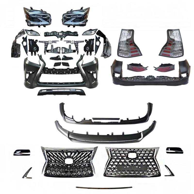 for Gx460 Facelift Body Kit  Lexus 2010-2019 Full  Kits 2010 Upgrade to 2020 kit Modification