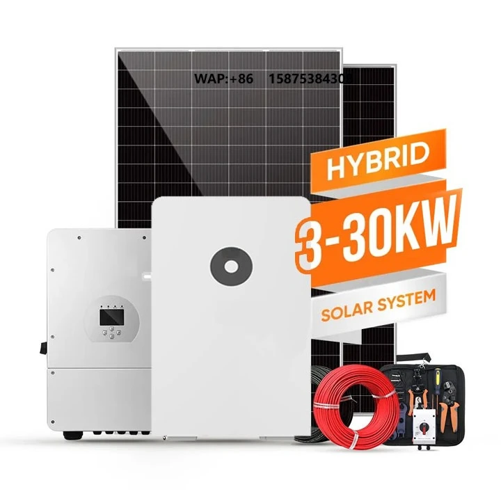 Roof PV System  Inverter 8kW 10kW Jinko Solar Panels 15kWh 10kWh 20kWh Lithium Battery Complete Kit Solar Hybrid System