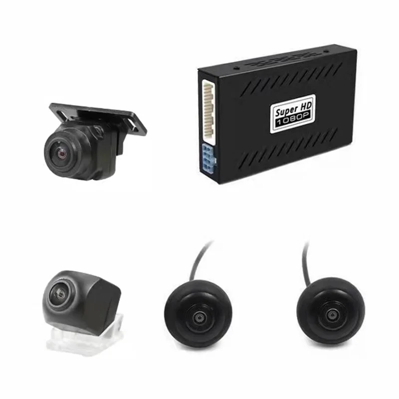 

360 Degree Panoramic Reversing Image System Seamless Surround View Digital Video Recorder Cameras Car Universal