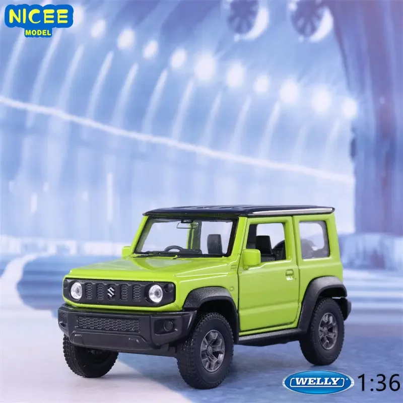 

WELLY 1:36 Suzuki Jimny высококлассная имитация литая машина из металлического сплава Модель автомобиля детские игрушки коллекционные подарки B743