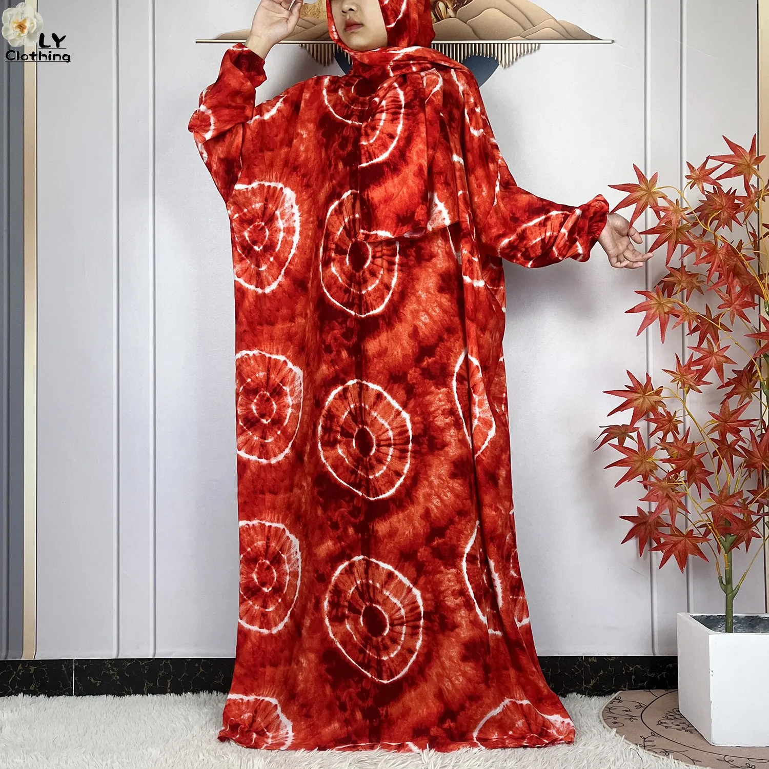 2024 Muslim Sets Lady Abayas Ramadan Prayer Garment Dubai Turkey Middle East Femme Robe Cotton Loose African Abaya Islam Dress