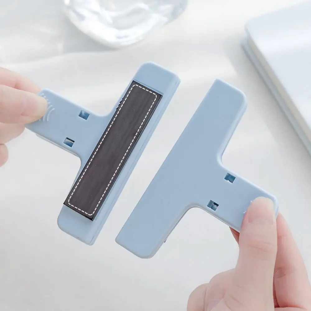 Macaron Color Magnetic Paper Clamp Scrapbooking Hand Account Memo Paper Folder Journaling Securing Clip Home Kitchen