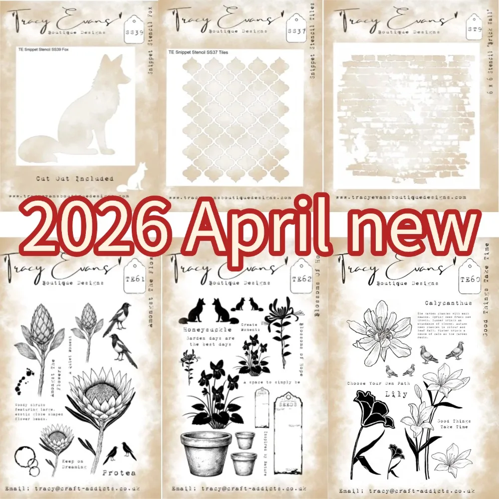 2026 April Neu Schneidestempel & Schablonen für Scrapbook, Tagebuch, Dekoration, Prägeschablone, DIY Grußkarten, handgemacht