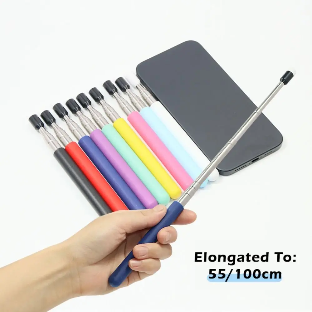High Quality 55/100cm Stylus Pen Retractable Mini Portable Teaching Pointer Touch Screen Pen Students