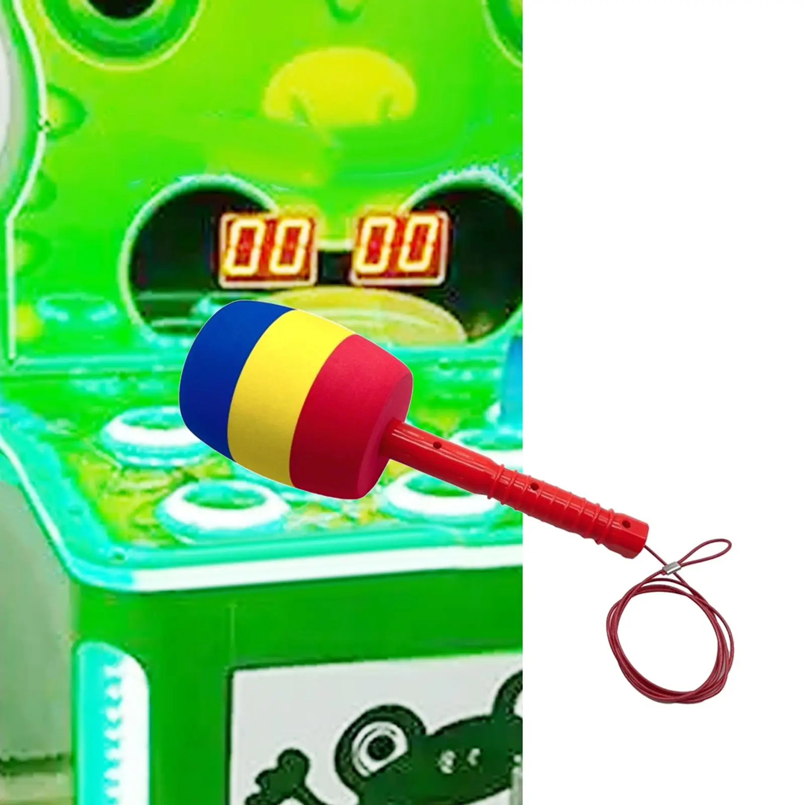 Arcade Machine Accessories Gifts Pretend Play Toys Three Color Hammer Hammer Toy for Party Playground Birthday Teenagers Girls