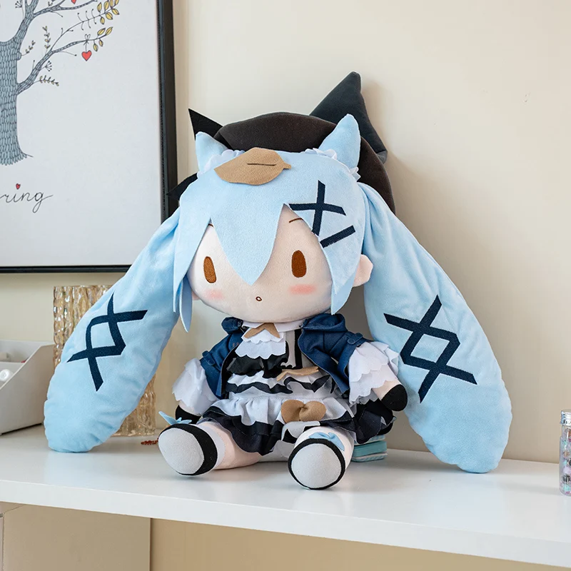 kawaii 45cm Japanese Anime Miku Plush Toy Hatsune Miku Stuffed Doll Soft Pillow Future Dolls Kawaii Collection Xmas Girl Gift