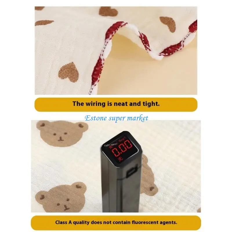 

090B Детское полотенце для лица, детское банное полотенце, суперабсорбирующая многоразовая хлопчатобумажная ткань