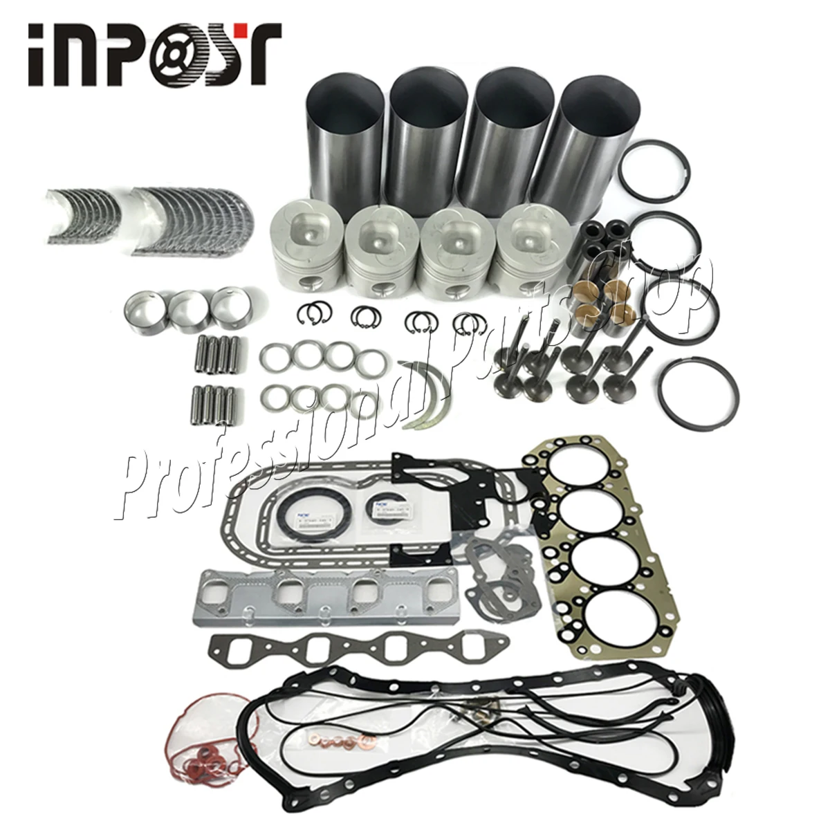 4JB1 Non-turbo Diesel Engine rebuild Kit For ISUZU Mustang Bobcat 2.8L