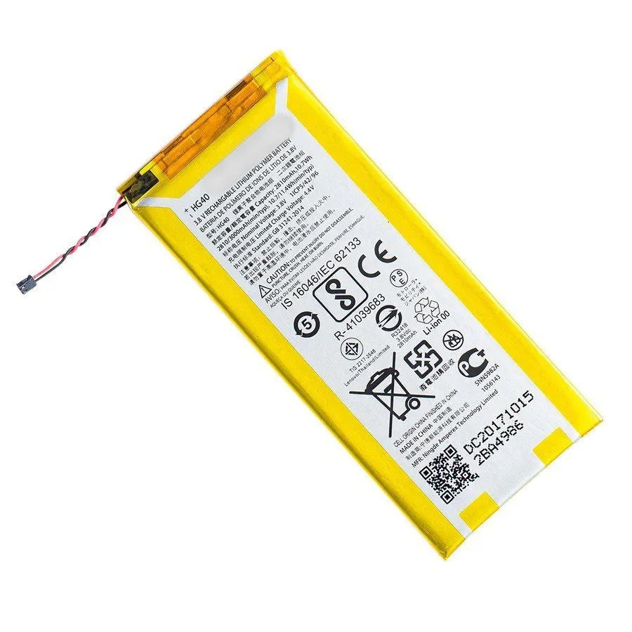 HG40 Battery For G5 Plus Xt1683 3000mAh