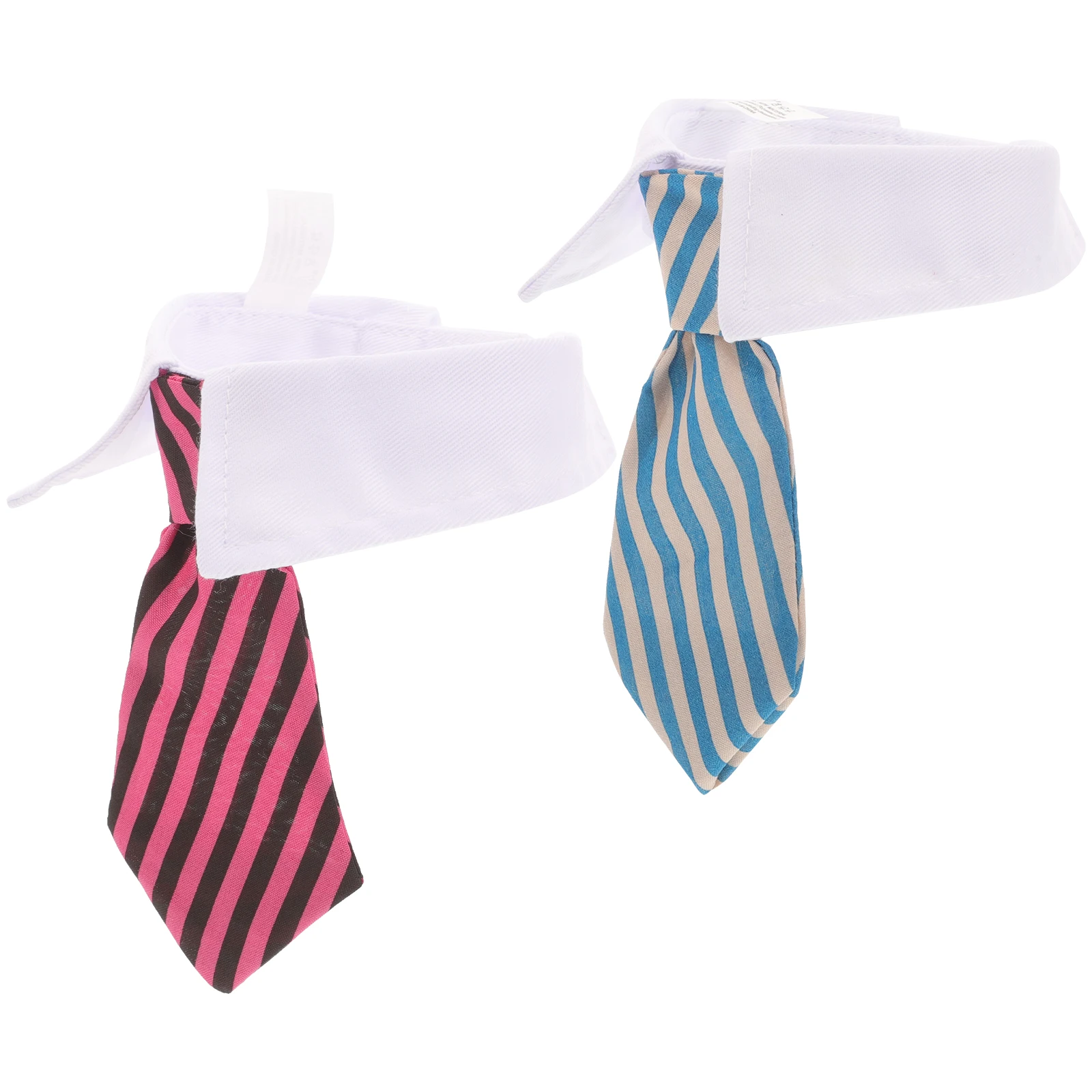 

3 Pieces Adjustable Cotton Pet Necktie Collar Small Dog Cat Puppy Dress Up Grooming Photography Accessory Pet Necktie