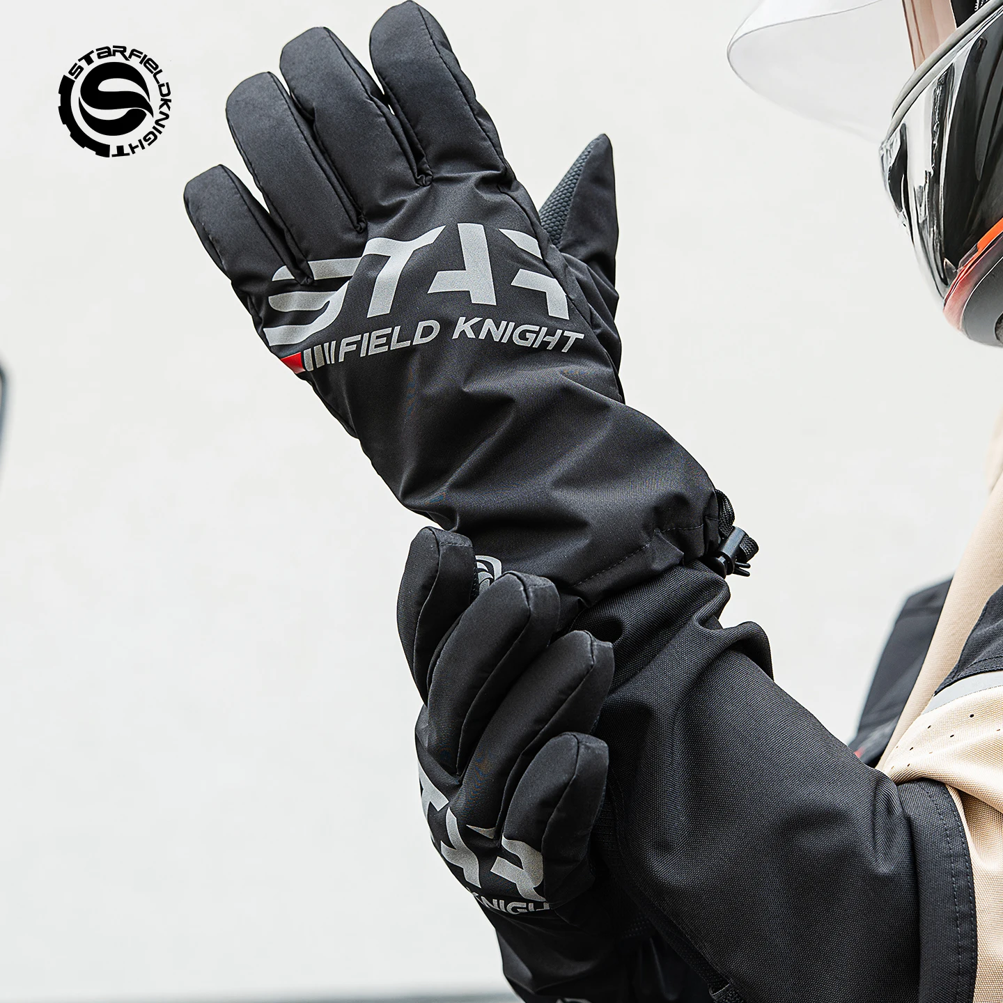 Four Season Waterproof Motorcycle Gloves Cover Touch Screen Warm Rain-proof Gloves Cover For Motorcycle Travel Moto Riding