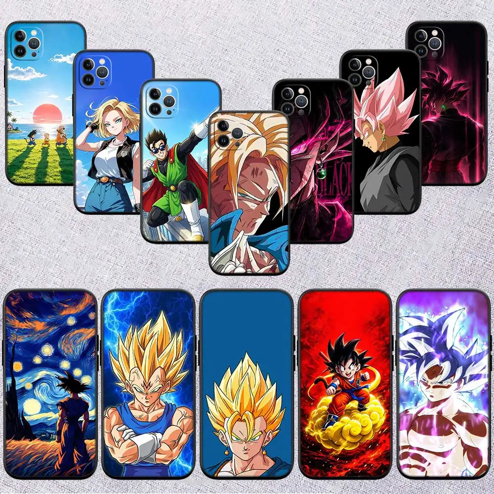 PU21 Goku Dragon Ball Phone Case for Samsung Galaxy S20 S21 S22 Ultra FE Plus A21S A22 A24 A25 A26 A30 A30S A31