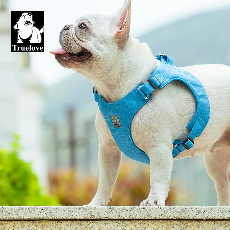 Truelove Pet Harness Light Dog Strap Back-Slip No Pull Enviroment-friend Material for Small Puppy Traveling Walking TLH3012