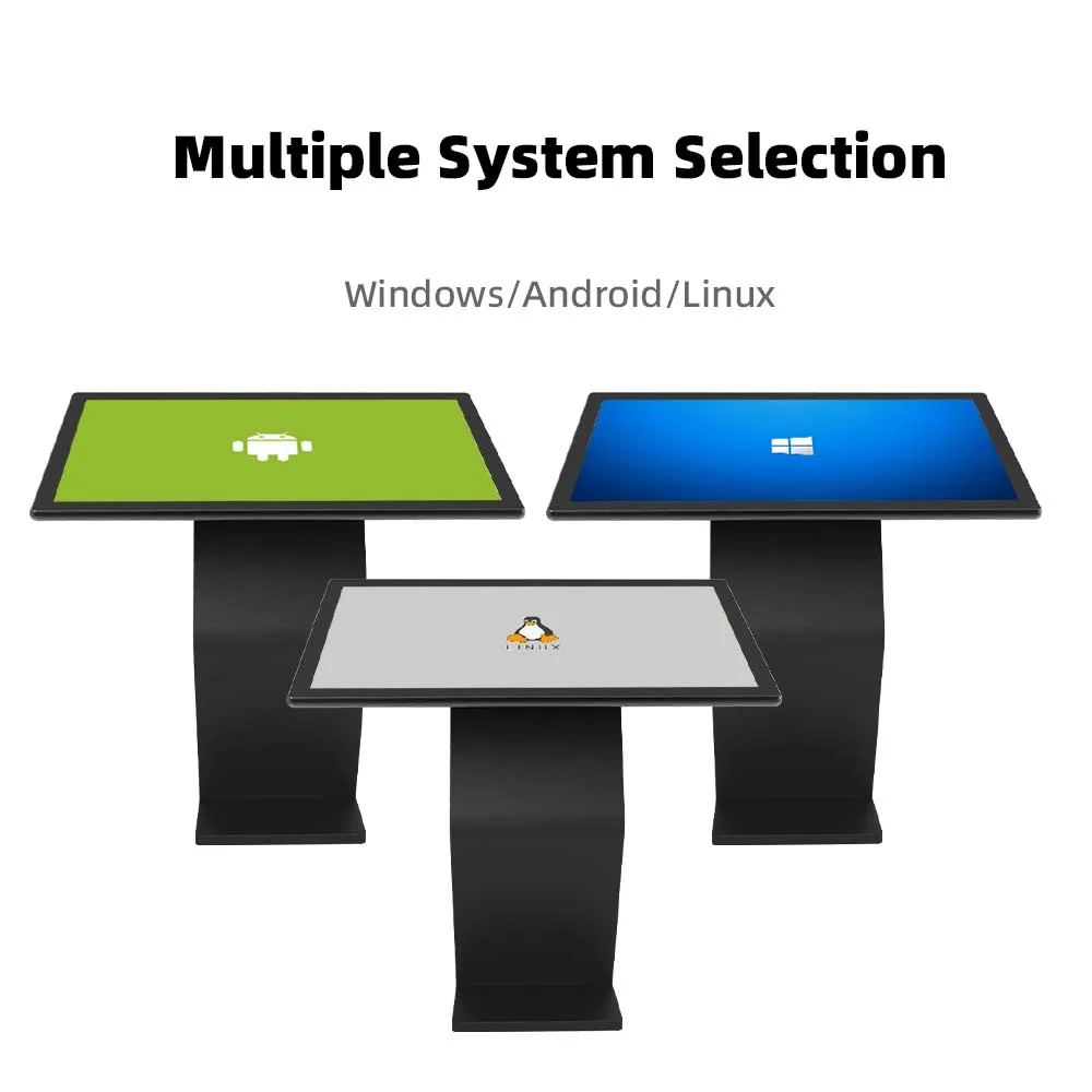 49 Inch Touch Screen Kiosk Self Service Terminal Interactive Guide Display for Mall