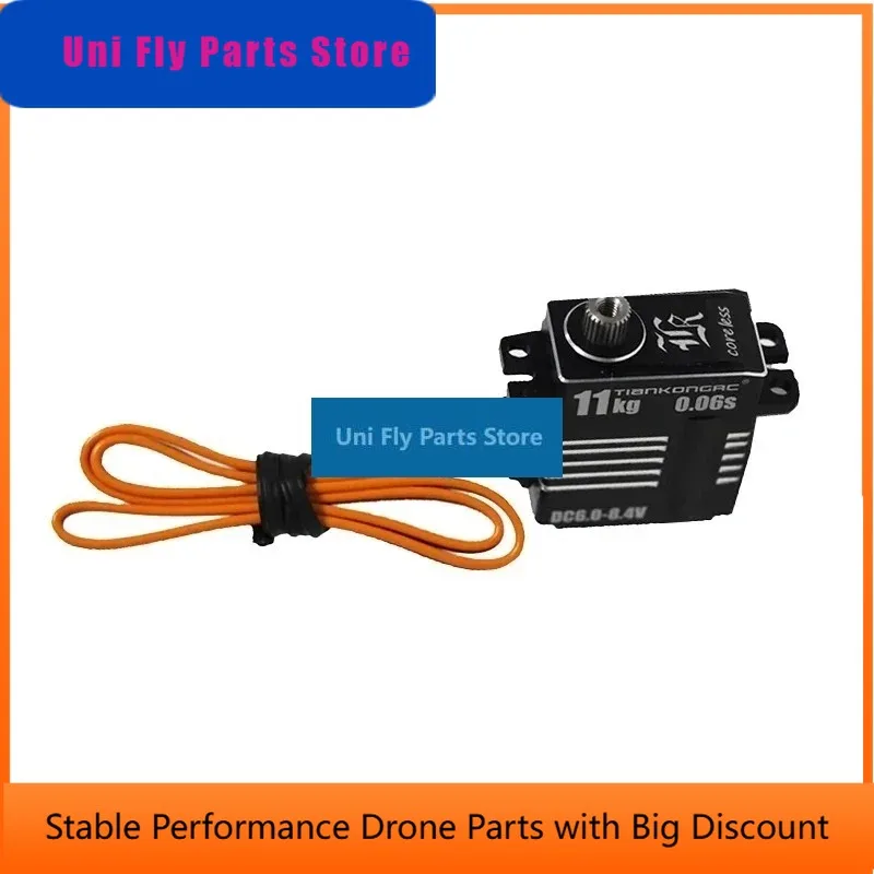 UniFly1pcs New TIANKONGRC 11KG Micro All-metal Digital Hollow Cup Servo With High Voltage And Large Torque Programmable