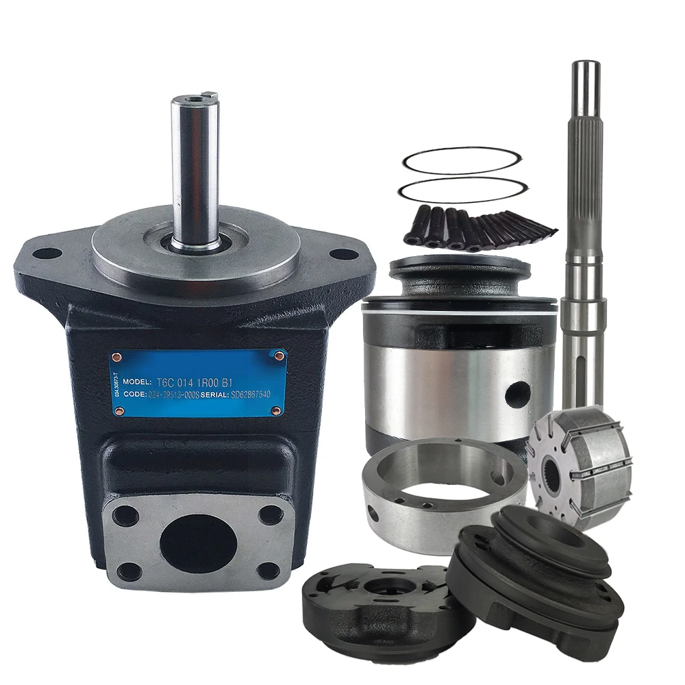 

Par ker t6c t6c-010-1r00-b1 oil t6 series t6c 022 1r00 b1 одиночный t6c насос высокого давления количественный Denison vane гидравлический насос