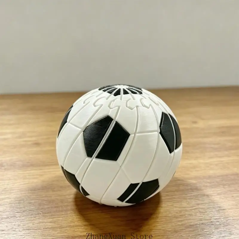 Kreatives Fidgets-Spielzeug in Fußballform, zusammendrückbar und dehnbar, Squeeze Soccer 3XUF – Detail 8