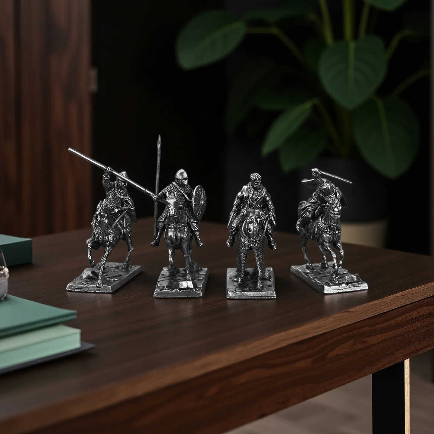 

Mini Made Alloy Historical Cavalry Figure - Metal Knight Model for Tabletop Gaming, Desktop Display Decor Collectible Hobby Gift