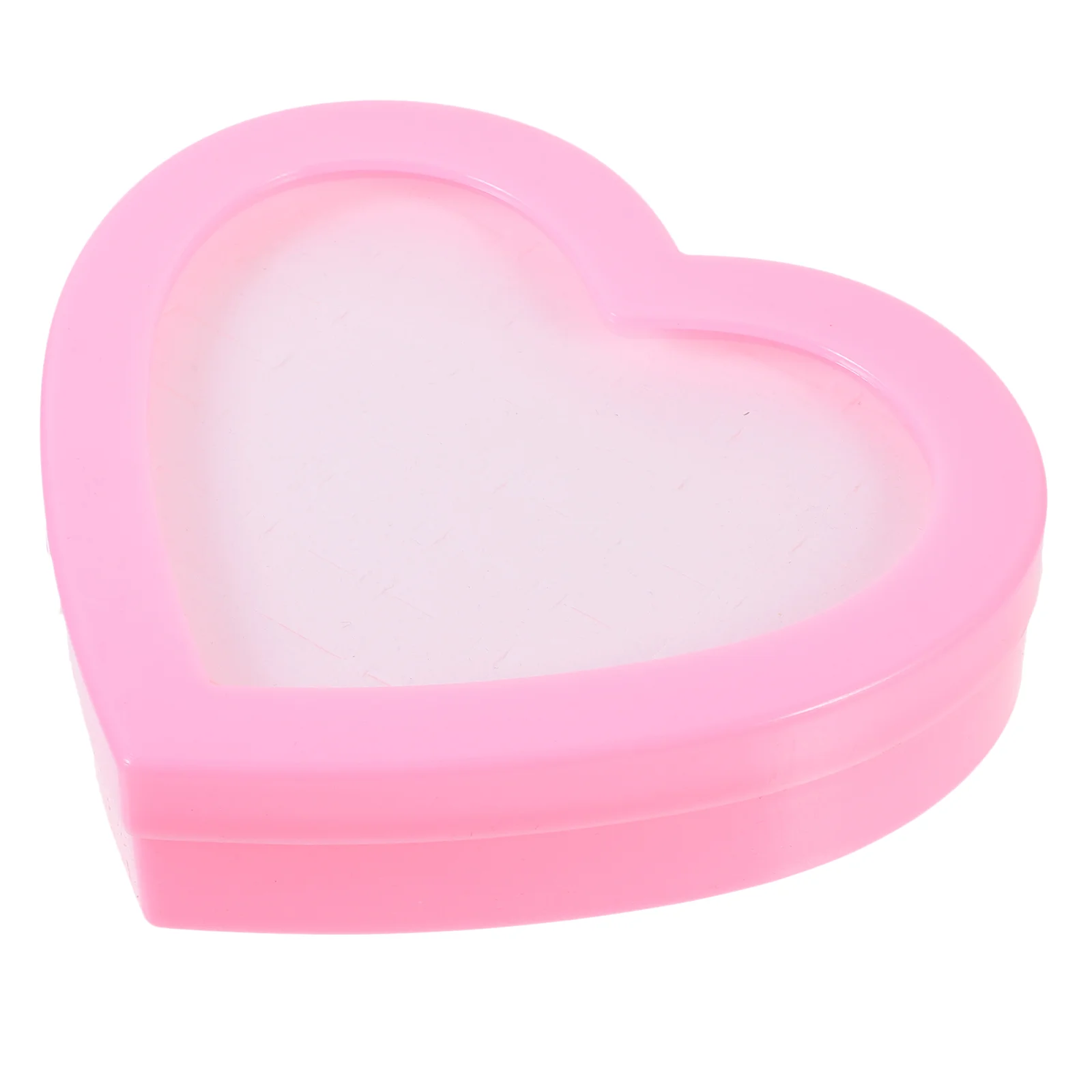 Jewelry Stand Girls Ring Box Kids Ring Toy Storage Case Pink Heart Shaped Jewelry Box Jewelry Organizer Empty Decorative Rings