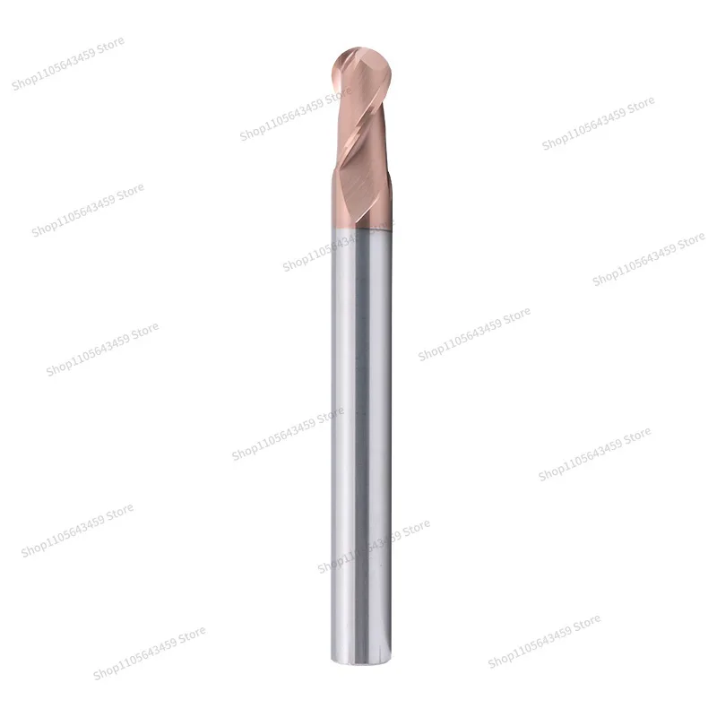 55 degree 2 edge ball knife numerical control tool 55 degree ball head knife 2 edge coating spiral carbide carbide tool