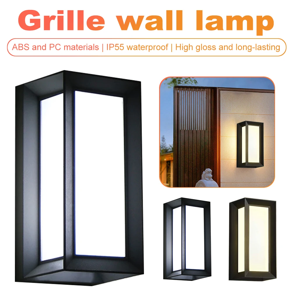 AC110-220V LED Outdoor Wandlamp Waterdichte Buitenwandlamp Balkon Veranda Licht Tuin Hek Licht Landschap Lamp Home Decor