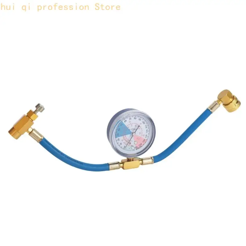 R134a Refrigeration Gauges with Hose for Automotive Pressure Checks and Service H8WE