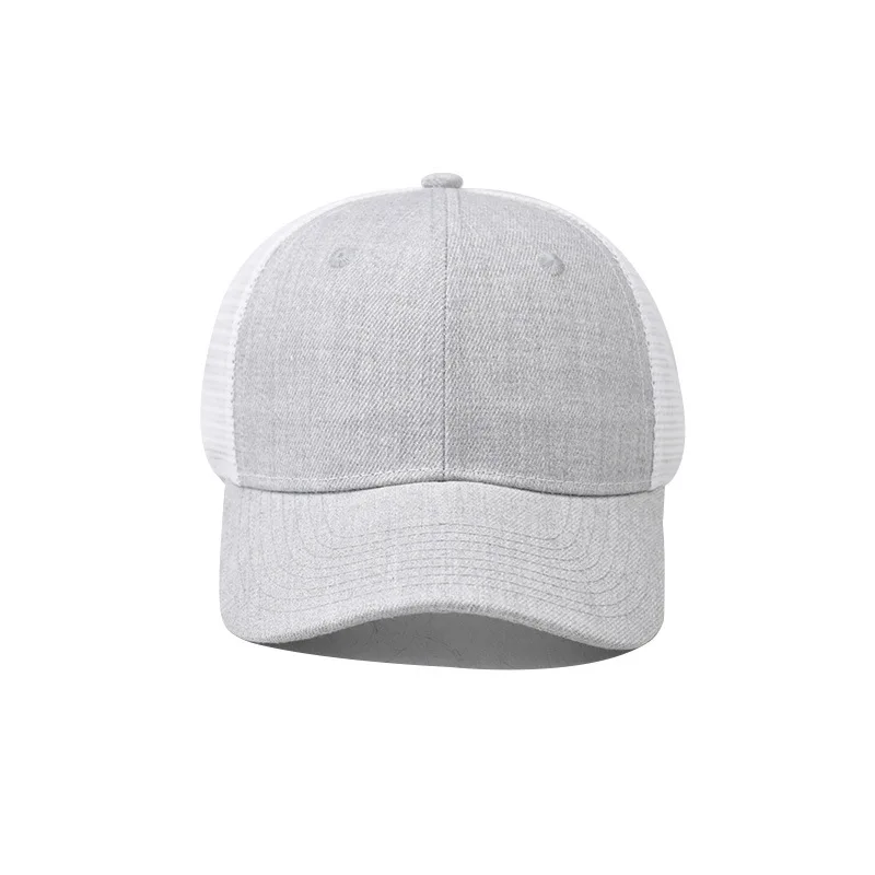 Baseball Cap Adult Net cap Shallow Curved eaves Hat Unisex Summer hat Breathable hat shade Spring Autumn Cap Hip Hop Fitted Cap