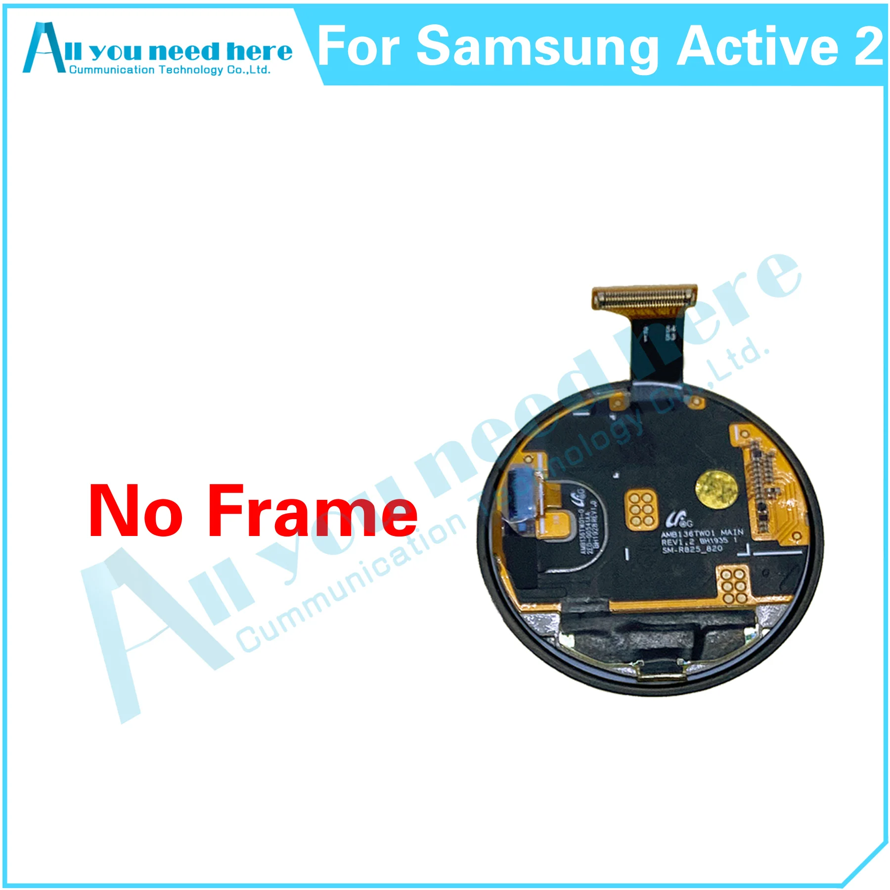 Imagem -05 - Lcd Display Touch Screen Digitizer Assembly Substituição Fit para Samsung Ver Active R820 R825 44 mm R830 R835 40 mm