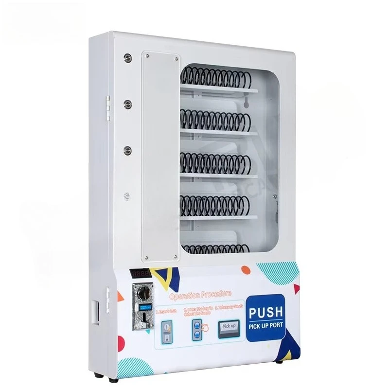 

Wholesale Outdoor Wall Mounted Machines For Small Businesses Coin And Bill Operated Single Vending Machine