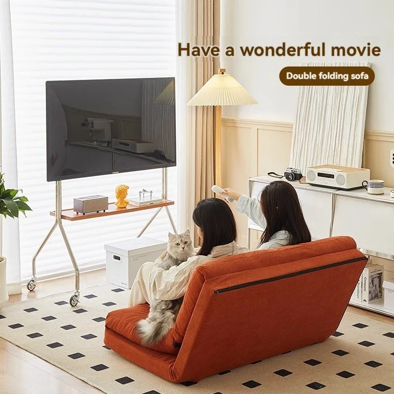 Firm Lazy Sofa, Tatami Single Chair, Reclining And Removable Washable, Small-sized Living Room, Bedroom, Foldable Small Sofa Bed