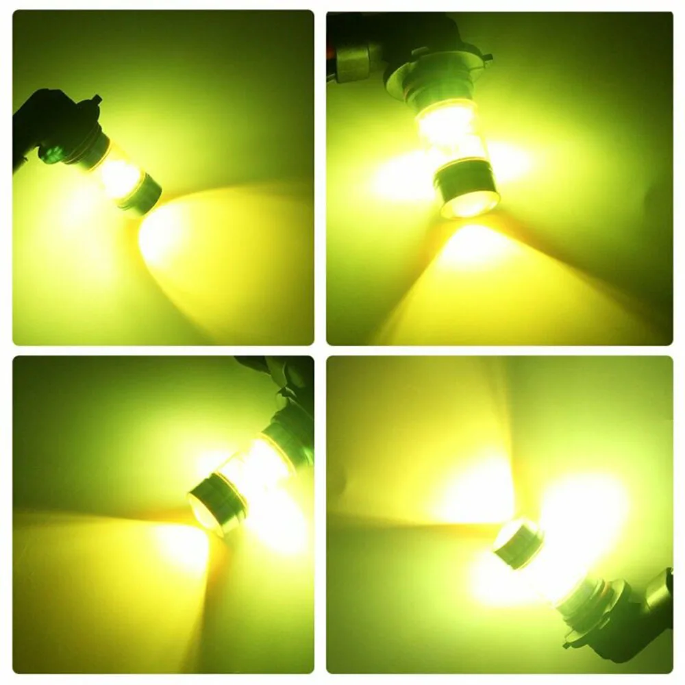 

2 Pcs Car LED Light Bulbs 2323 LED High Power Chip Yellow LED Expands Driving View Car Headlight Fog Light Auto Parts