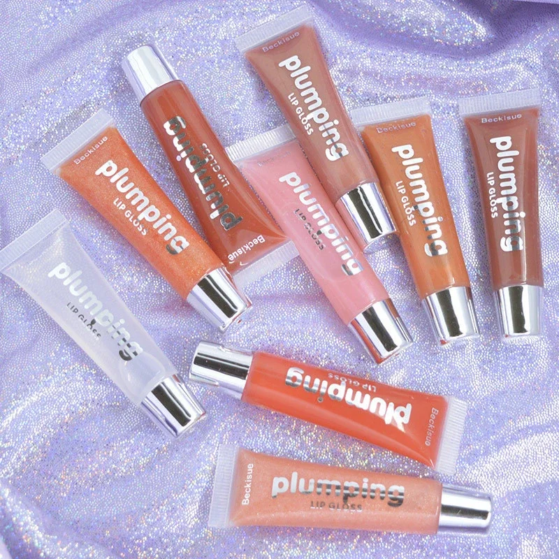 1pc Lip Plumper Gloss Lang Anhaltende Feuchtigkeitsspendende Plumping Make-Up Glitter Nahrhafte Flüssigkeit Lippenstift Öl Transparent Lip Gloss