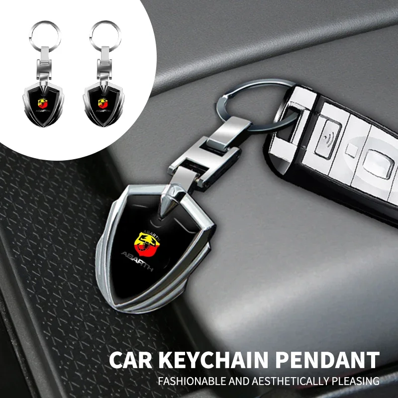 Metal Car Styling Keychain Key Rings Decoration Accessories For Abarth Hyundai Volkswagen Suzuki Kia Chevrolet Seat MINI Honda