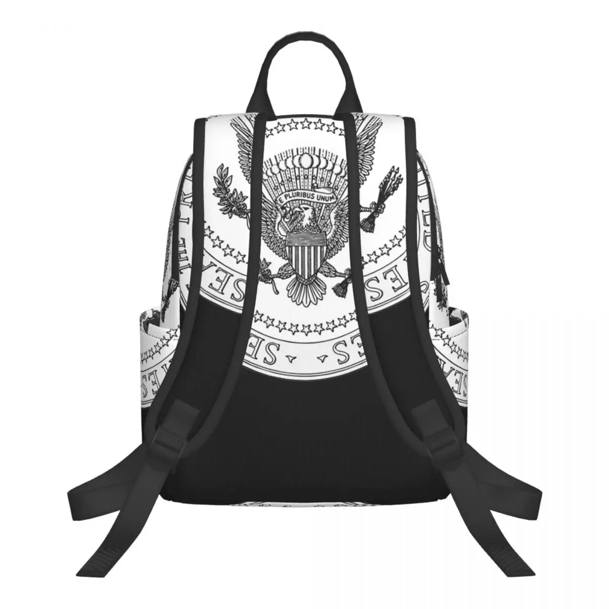 Seal Of The President Of The United States (11) Student Backpack School Bag  Daypack for Boys Girls Bookbag Shoulder Bags