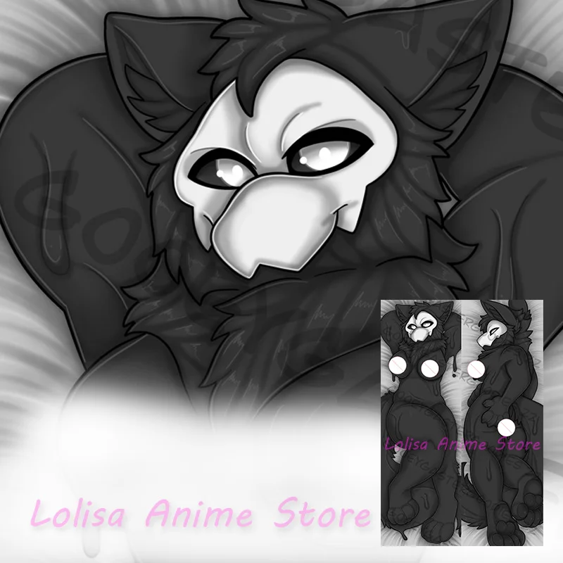 

Dakimakura Puro Furry Anime Body Pillow Cover Double Sided Print Pillowcase Life Size Birthday Gifts