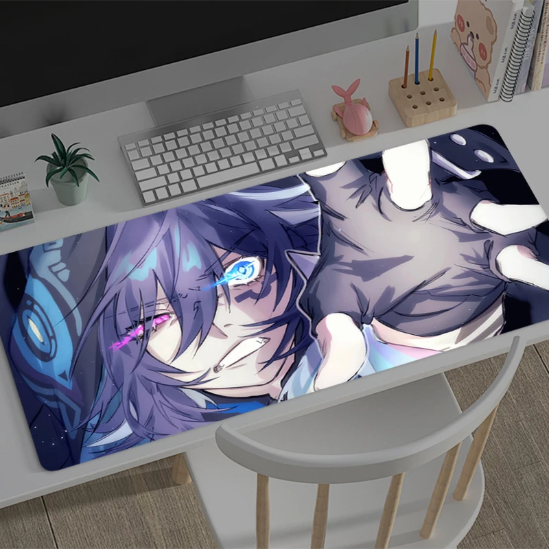 PopMouse Pad Besar Genshin Impact Ororon E-sports Game Player Mouse Pad Keyboard Pad Non-slip Mat Coaster PC Anime Game Mousepad
