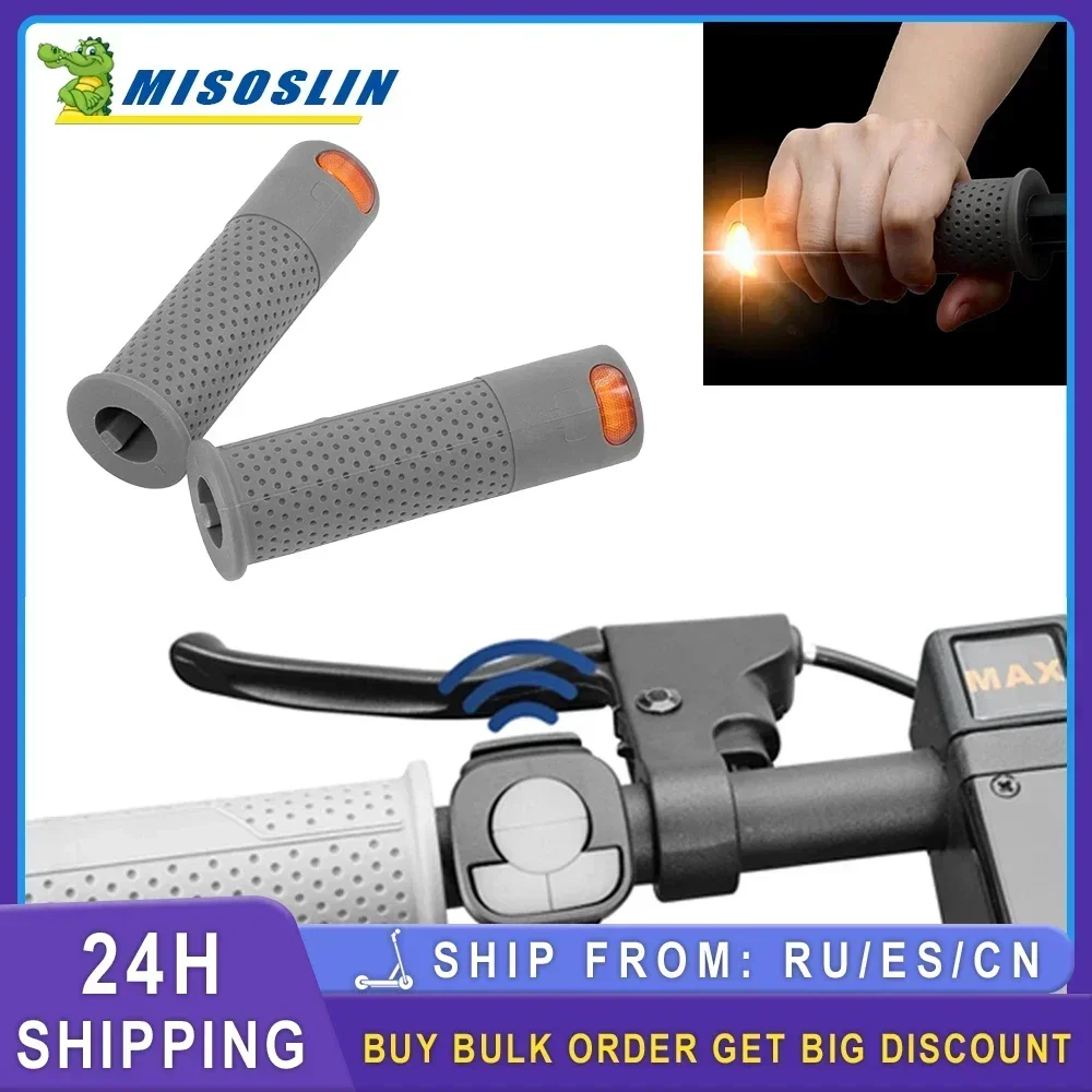 Neue Blinker Licht Lenker Anti-slip Grip Für Xiaomi Mi3 Elektrische Roller Pro 1S Pro 2 M365 Griff silikon Gummi Abdeckung