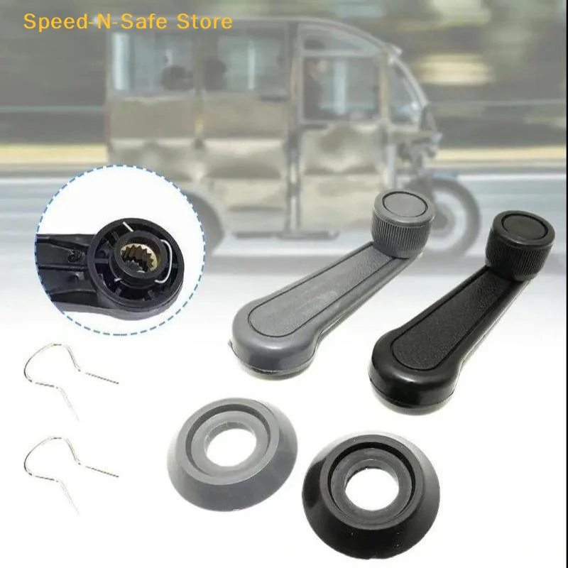 Durable Car Door Window Lifter Crank Handle Sturdy Construction Replacement Spare Part for Tricycles Auto Use