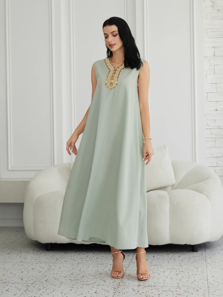 Robe élégante pour femmes musulmanes du moyen-orient, costume dubaï Abayacw93148