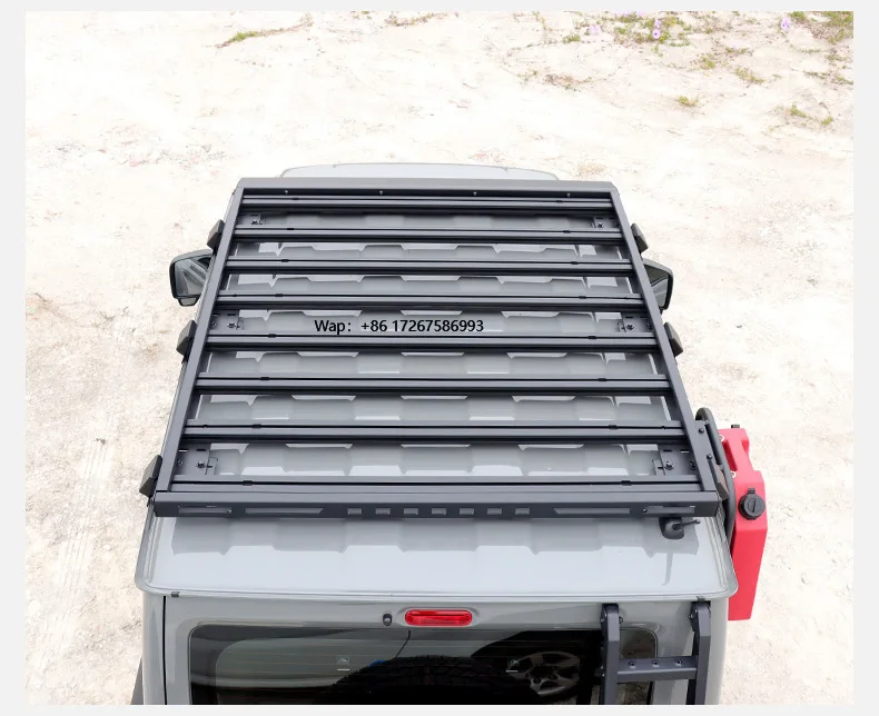 

Aluminium Offroad Roof Platform Rack with Carrier Basket Jimny JB64 JB74 2022 2023 Car Roof Luggage Rack Accessories