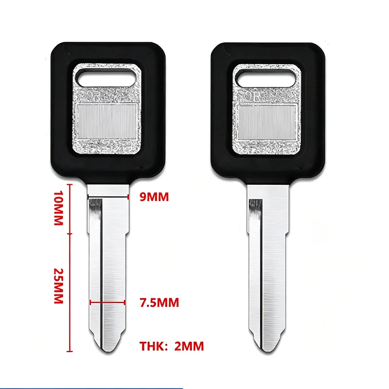 For Kawasaki ZZR250 ZZR400 ZXR250 ZXR400 ZRX400 KDX 250 ZXR 4000 Motorcycle Replacement Uncut Blade Key