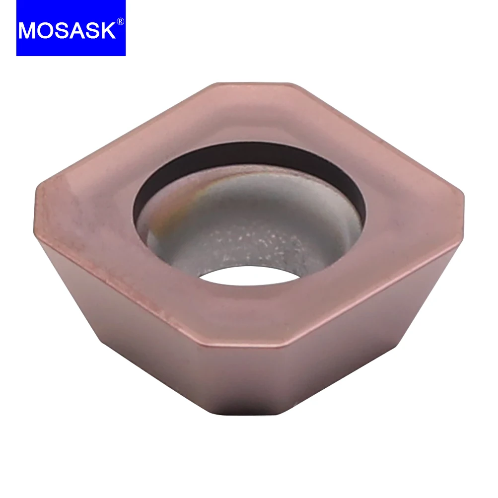 Imagem -03 - Mosask Fresa de Torno Cnc Fresa de Seht 1204 Zp1521 Inserções Miil de Face em Carboneto Quadrado de 45 Graus com 10 Peças Aço Inoxidável
