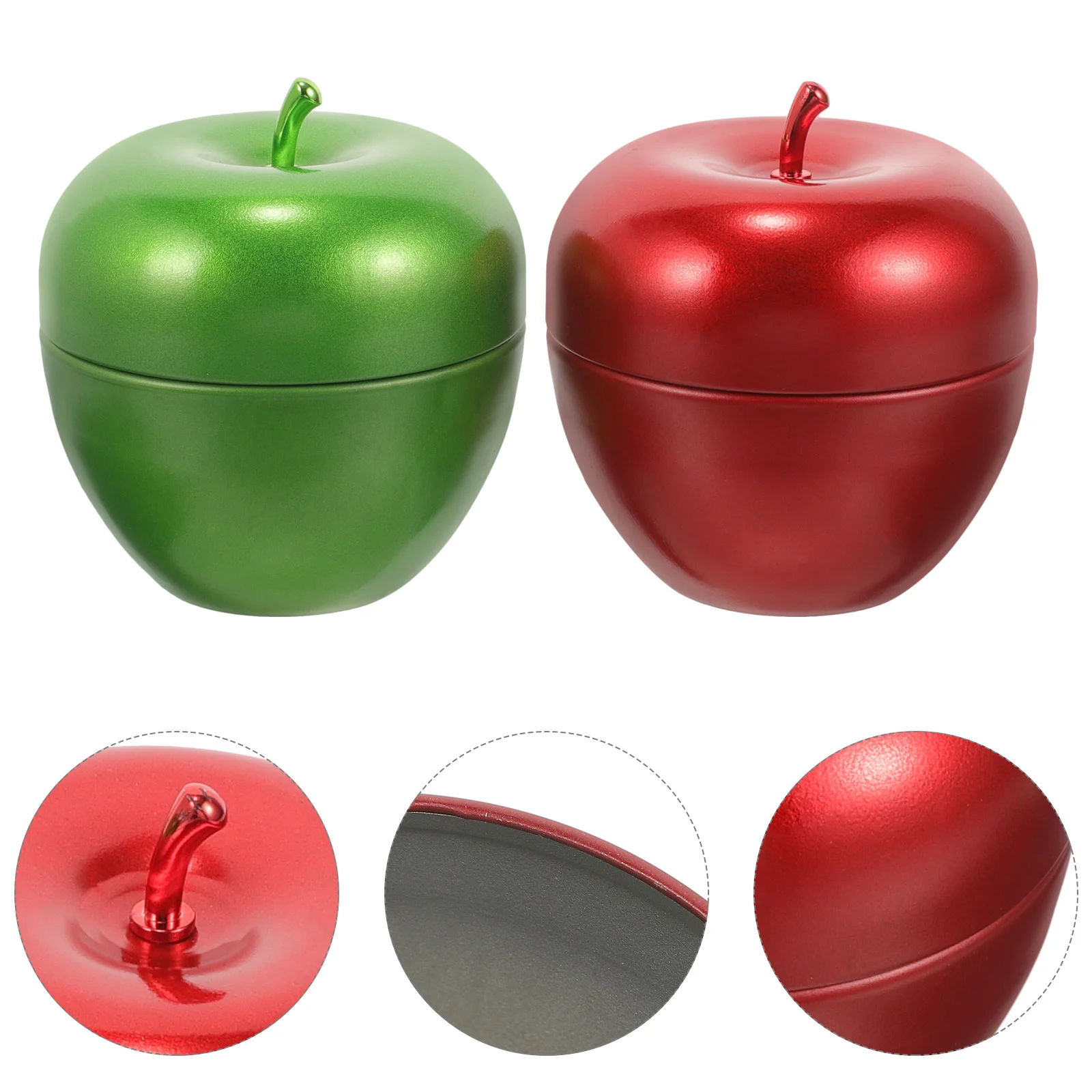 

4 Pcs Sugar Container Candy Jars Food Scratch-proof Canisters Tea Tinplate Christmas Tins