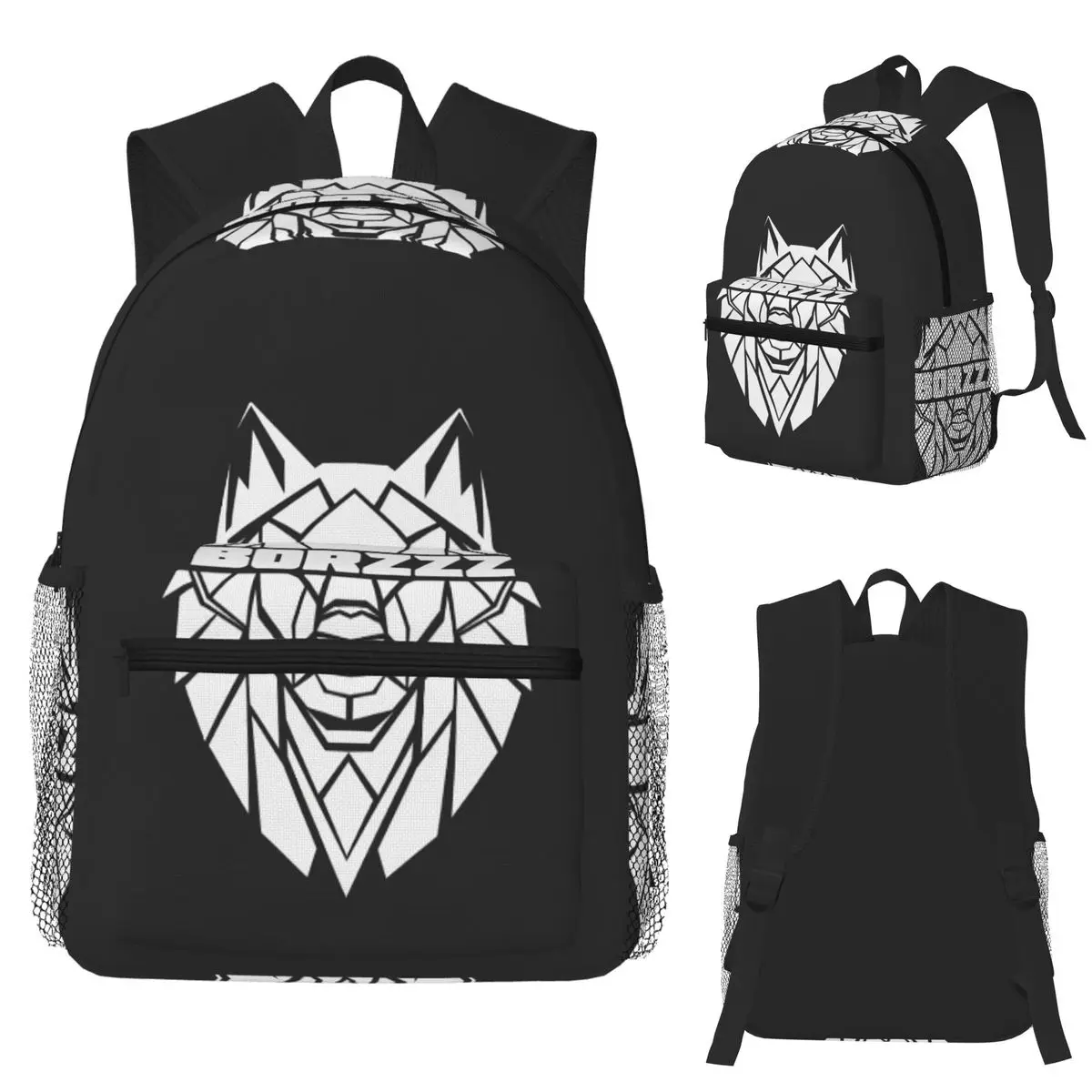 

Chechen Borz Wolf Student Backpack School Bag Hiking Travel Daypack for Men Women Fashion Bookbag Shoulder Bags