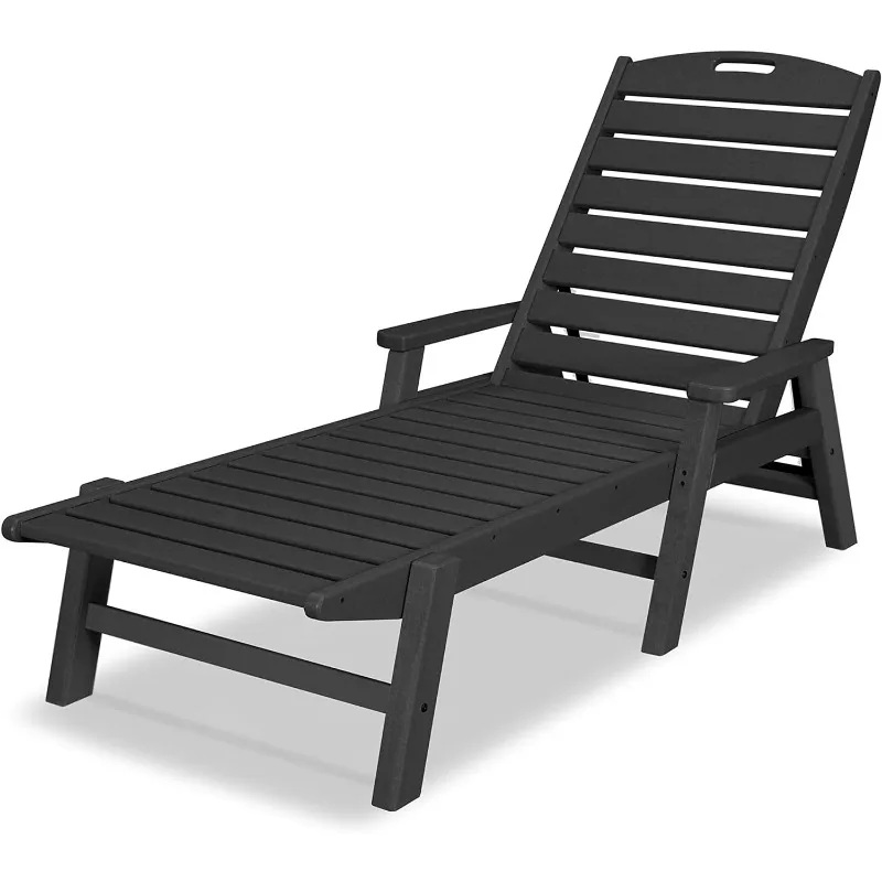 

NCC2280MA-P Nautical Arms Chaise, Black