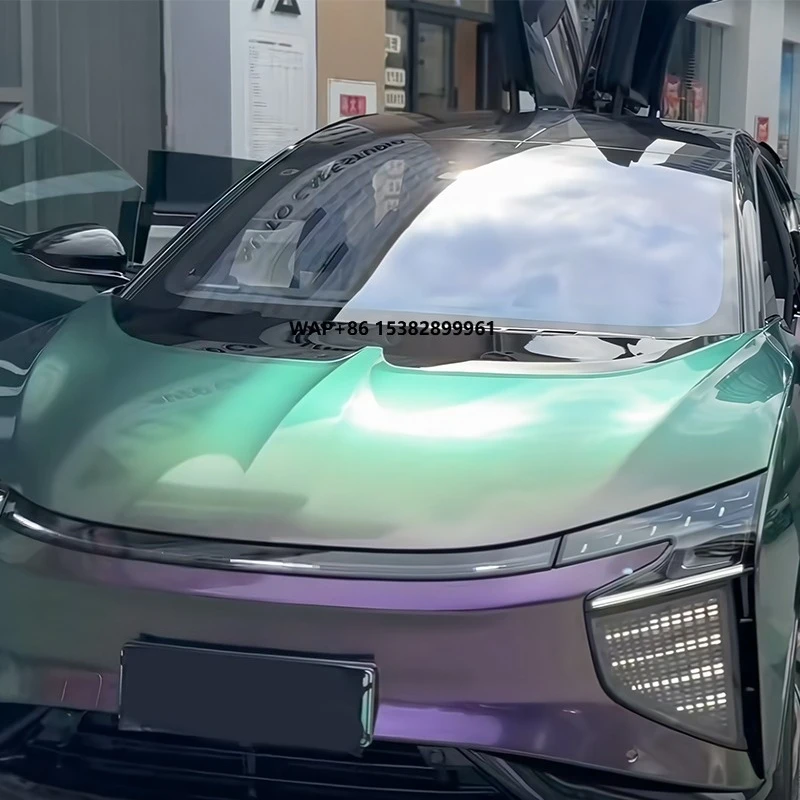 

Color Changing Dream Green Turn Purple Car Decoration Sticker PET PPF Color Car Wrap Film